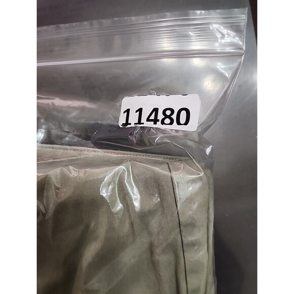 Fabletics High Side Chino Pants Mens 34x32(28) Taupe Slim Fit Stretch - Picture 9 of 9